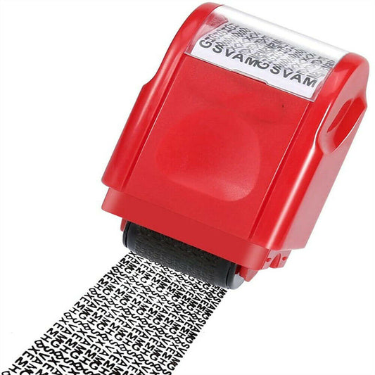 2x Confidential Privacy Data Protection Stamp Roller