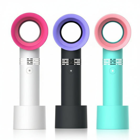 360 Degrees Portable Bladeless Hand Held Fan