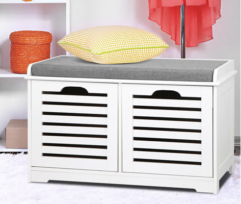Shoe Bench With Drawers