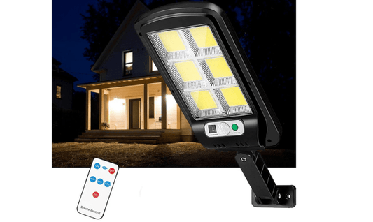 Solar Motion Sensor Remote Controlled Waterproof Solar Light - Direct On Sale