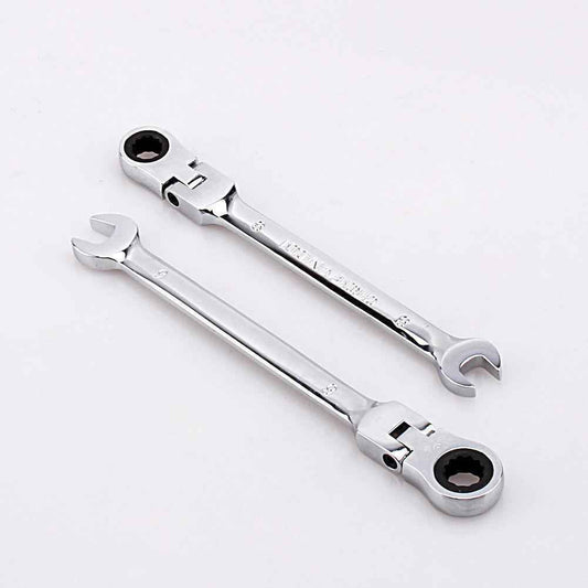 12 Piece Flexible Head Ratchet Spanner Set - Direct On Sale