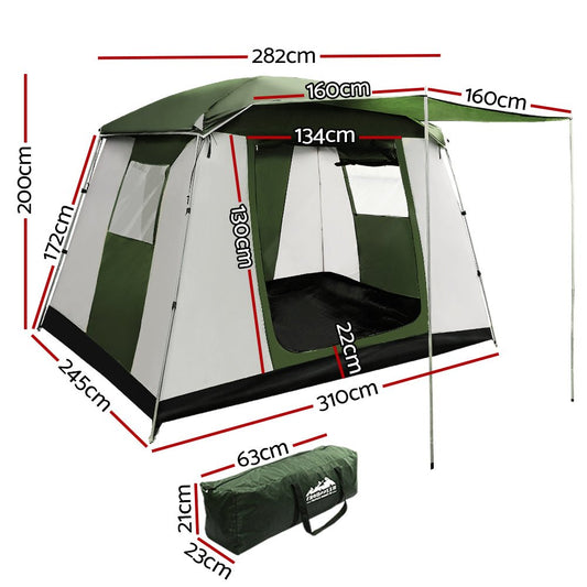 Weisshorn Camping Tent 6 Person Tents Family Hiking Dome - Direct On Sale