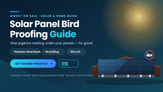 Solar Panel Bird Proofing: How to Stop Birds Nesting Under Your Panels