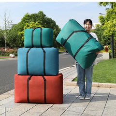 Huge Capacity Storage Bag Portable Waterproof Quilt Clothes Storage Organizer