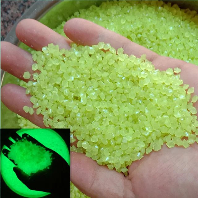 1000pcs Luminous Sand Glow In Dark Stone Pebble Garden Yard Outdoor Path Lawn Decoration Fish Tank Aquarium Home DIY Decor 3 - 5mm - Direct On Sale
