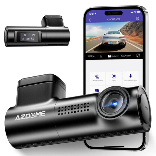 1080P FHD Camera WiFi Loop Record Night Vision G - Sensor Dash Cam M330 - Direct On Sale