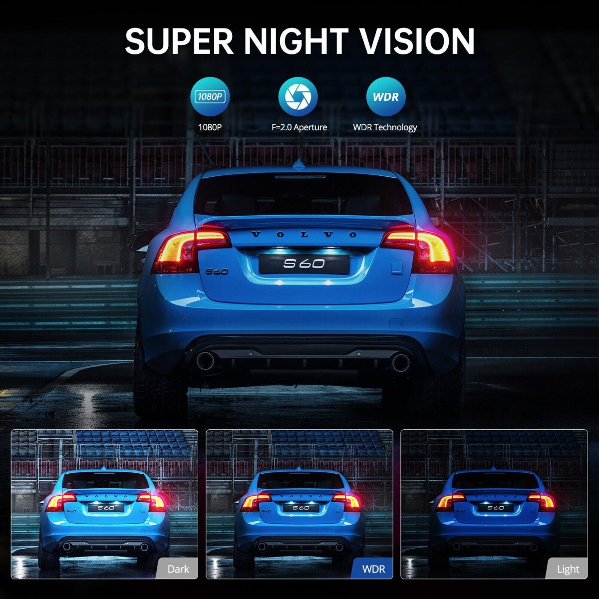 1080P FHD Camera WiFi Loop Record Night Vision G - Sensor Dash Cam M330 - Direct On Sale