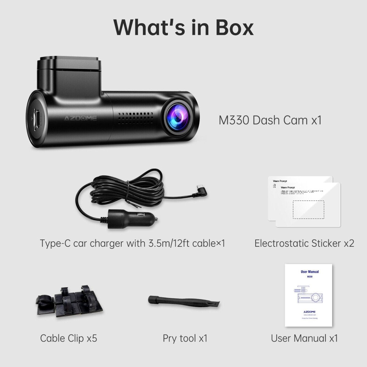 1080P FHD Camera WiFi Loop Record Night Vision G - Sensor Dash Cam M330 - Direct On Sale