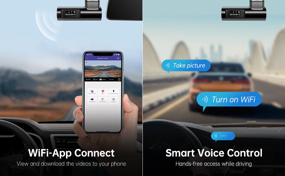 1080P FHD Camera WiFi Loop Record Night Vision G - Sensor Dash Cam M330 - Direct On Sale