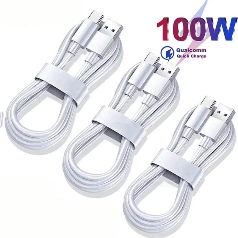 10A 100W Type C Super Fast Charging Cable USB C Cables - Direct On Sale