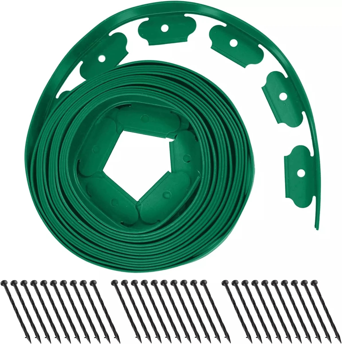 10M - 50M Flexible Garden Bed Edging Lawn Grass Border Paving Edge Liner With Pegs - Direct On Sale
