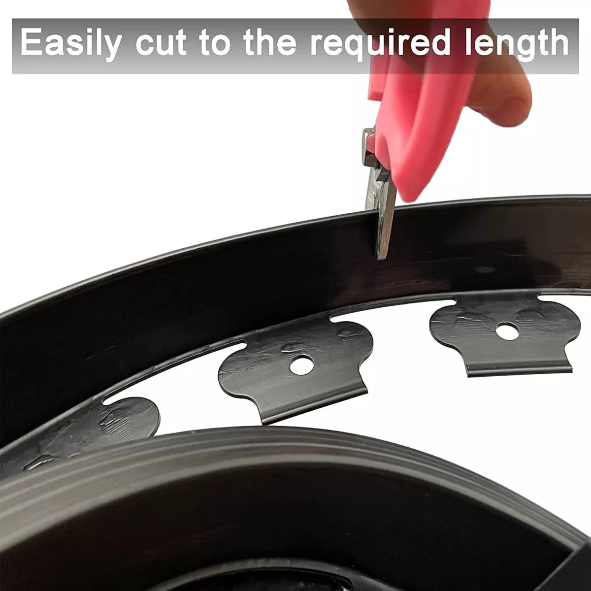 10M - 50M Flexible Garden Bed Edging Lawn Grass Border Paving Edge Liner With Pegs - Direct On Sale