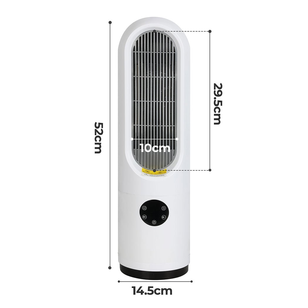 1200W Portable Electric Heater Fan Ceramic Heater Adjustable Winter - Direct On Sale