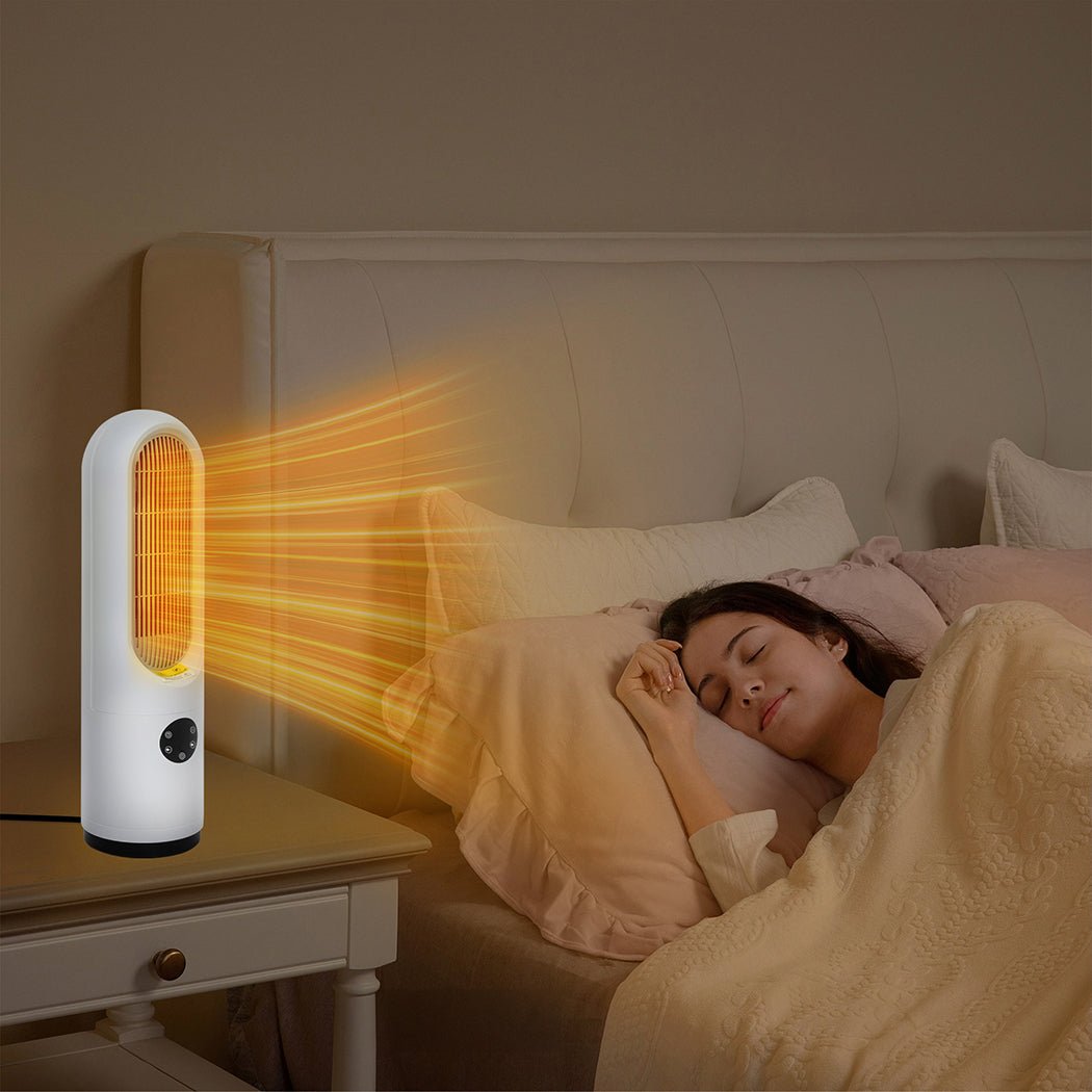 1200W Portable Electric Heater Fan Ceramic Heater Adjustable Winter - Direct On Sale