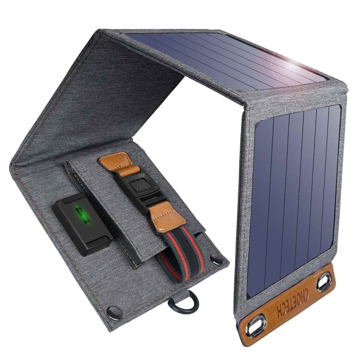 14W USB Foldable USB Solar Powered Charger - Direct On Sale