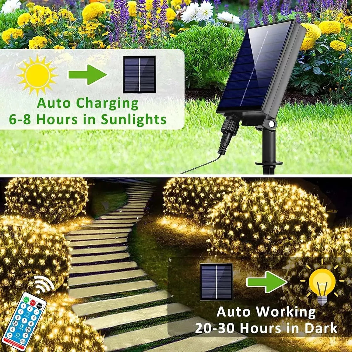 Remote control for the solar net lights