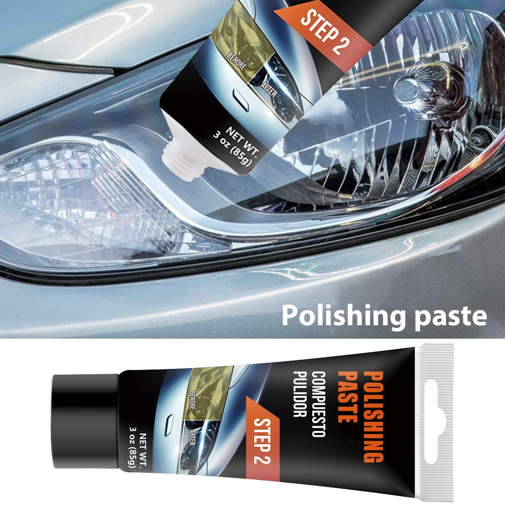 Heavy Duty Headlight Restoration Kit Car Lens Lamp Cleaning Sanding Re