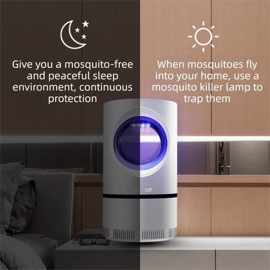 2 - Pack Silent Indoor Mosquito Trap with UV Light - Chemical - Free Pest Control - Direct On Sale
