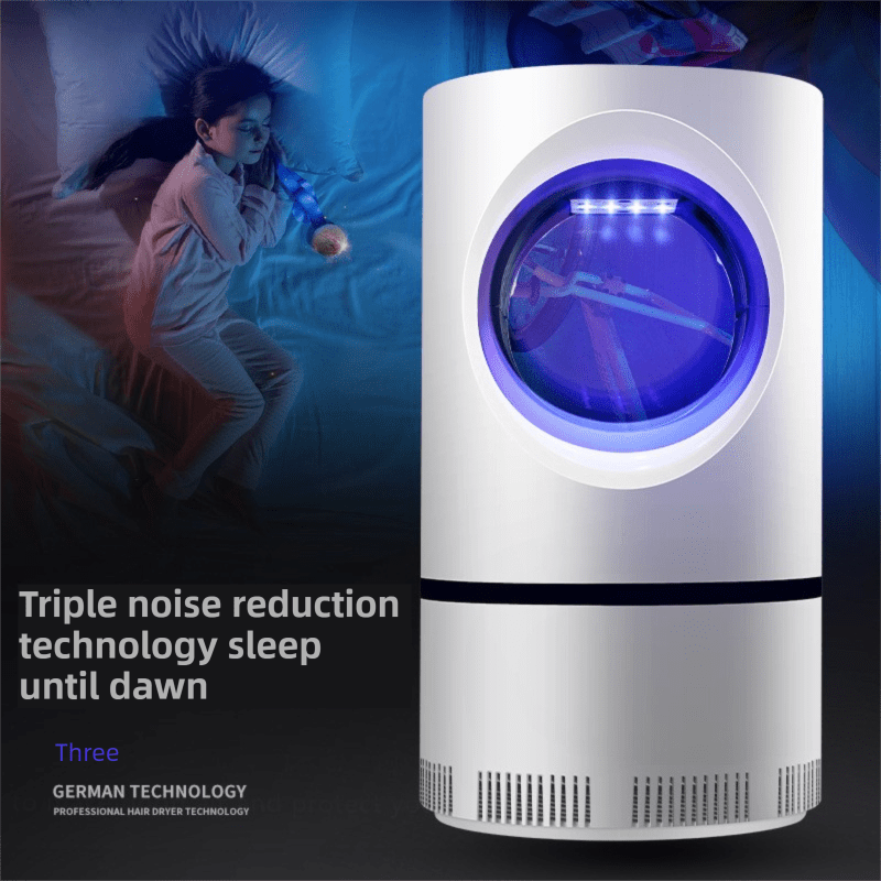 2 - Pack Silent Indoor Mosquito Trap with UV Light - Chemical - Free Pest Control - Direct On Sale