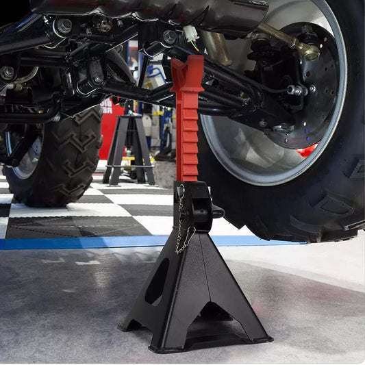 2 - Piece 3Ton/6000lbs Jack Stands Double Lock Adjustable Truck Ratchet Lift Hoist - Direct On Sale