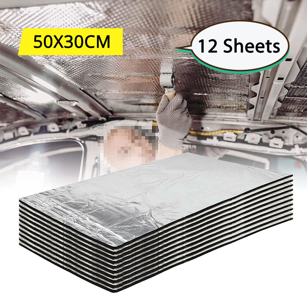 Heat Sound Deadening Insulation Mat Deadener Pad Car Auto Shield Cover - Available in 3 Sizes_2