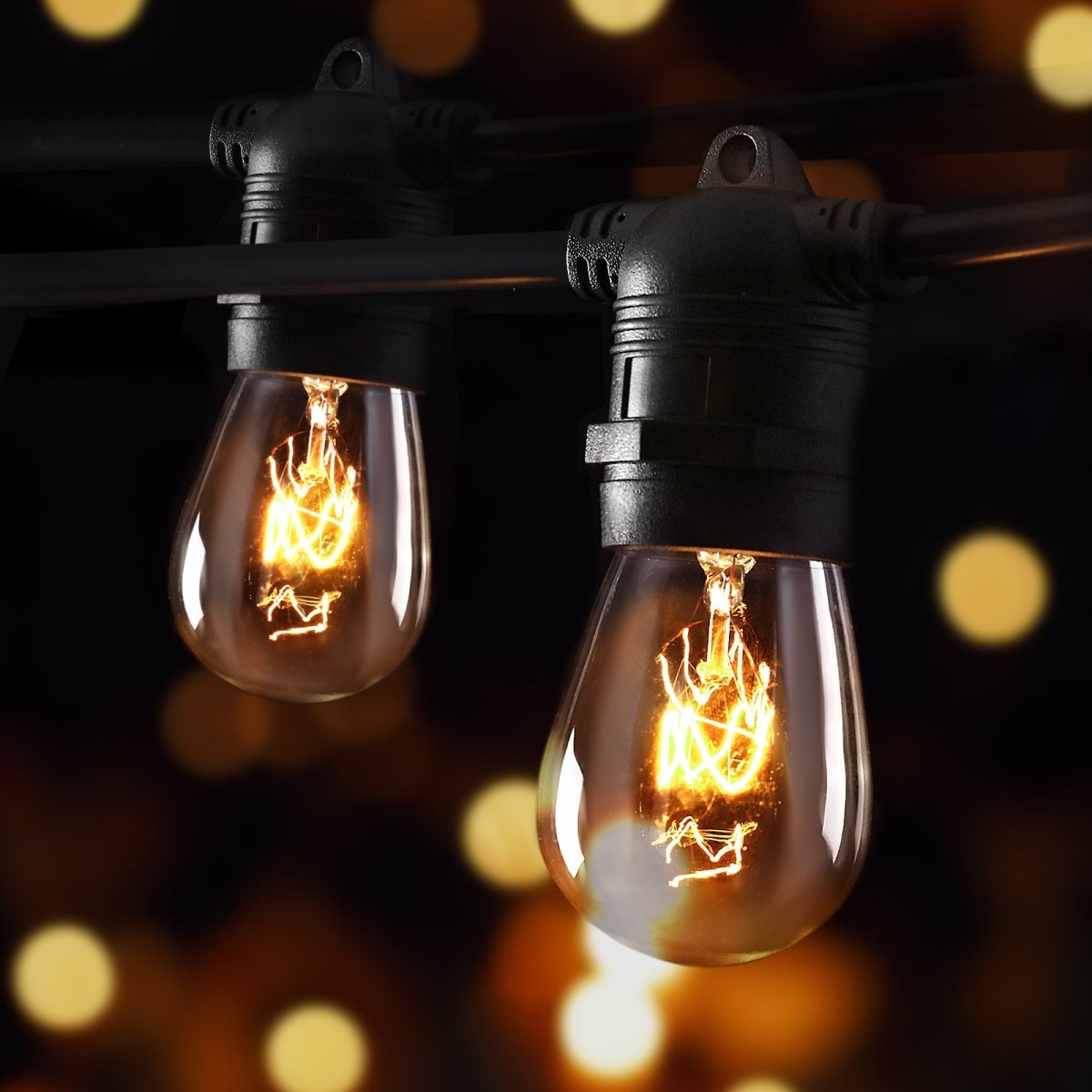 20m LED Festoon String Lights Outdoor Christmas Wedding Waterproof Garden Decor - Direct On Sale