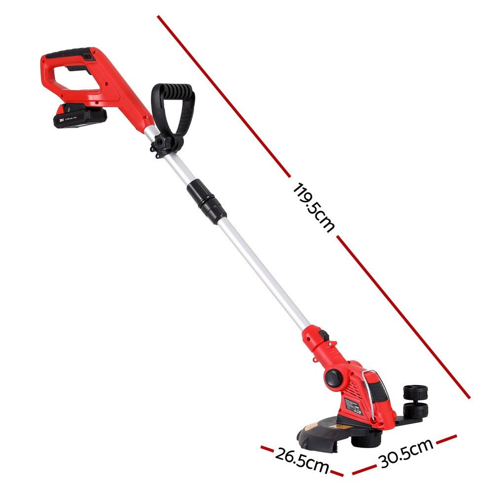 20V Cordless Line Trimmer Lawn Whipper Grass Snipper - Direct On Sale