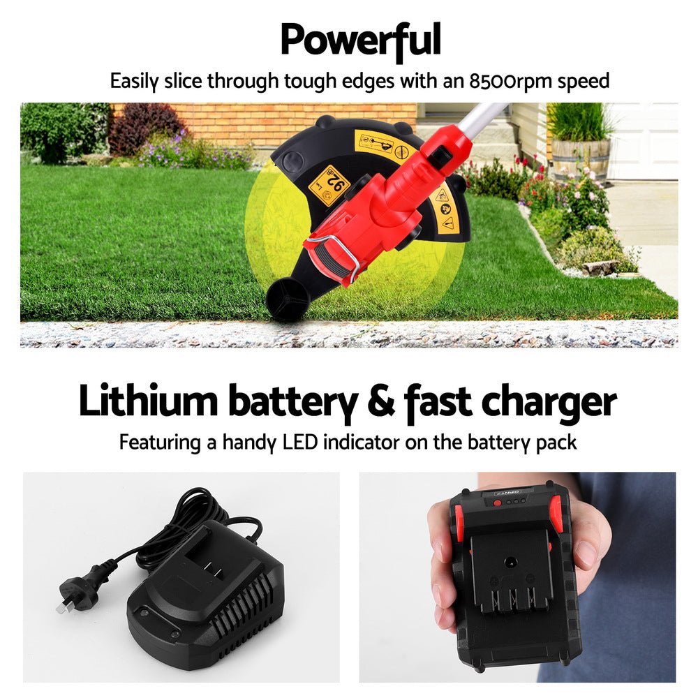 20V Cordless Line Trimmer Lawn Whipper Grass Snipper - Direct On Sale
