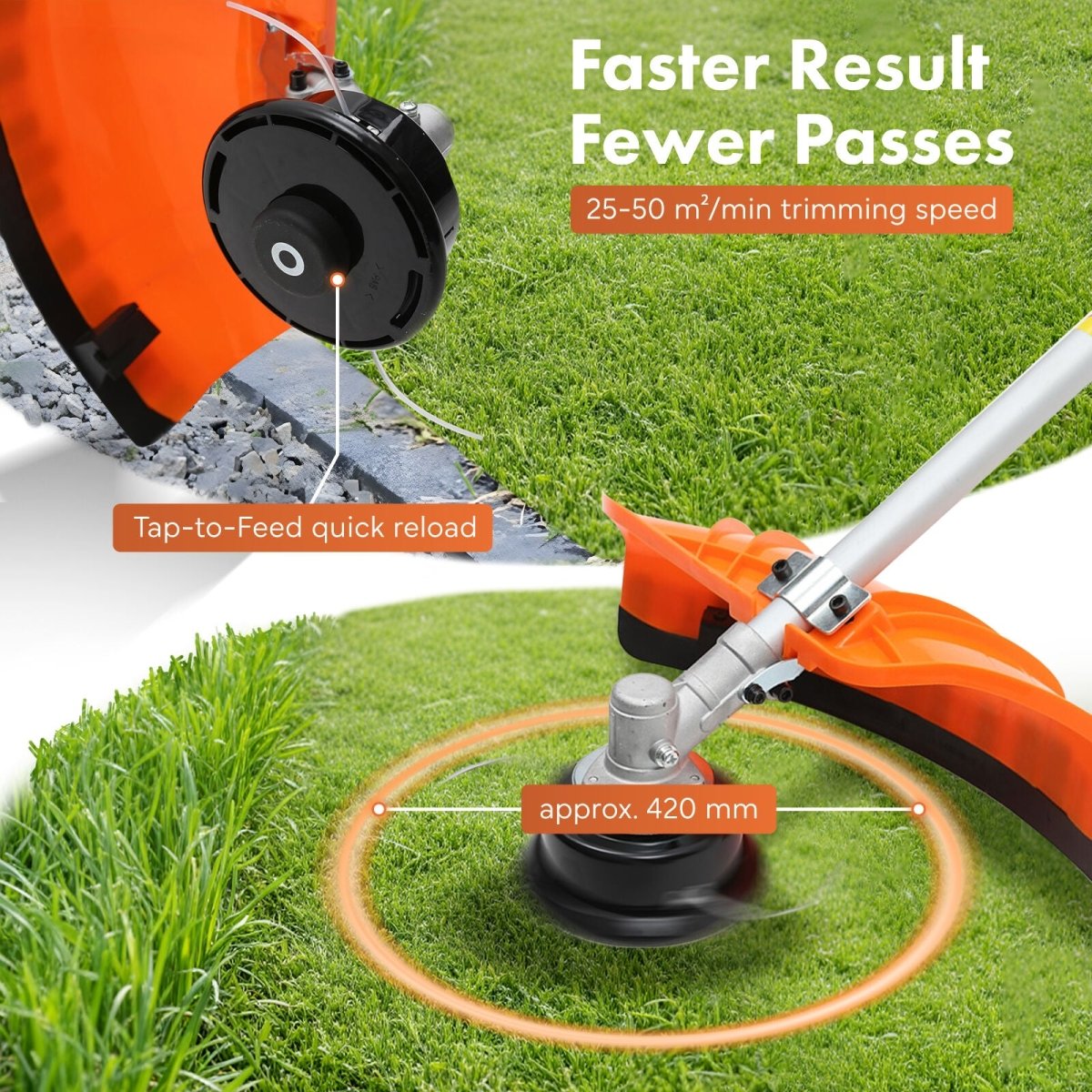 26cc Garden Whipper Snipper With 4 Blades - Direct On Sale
