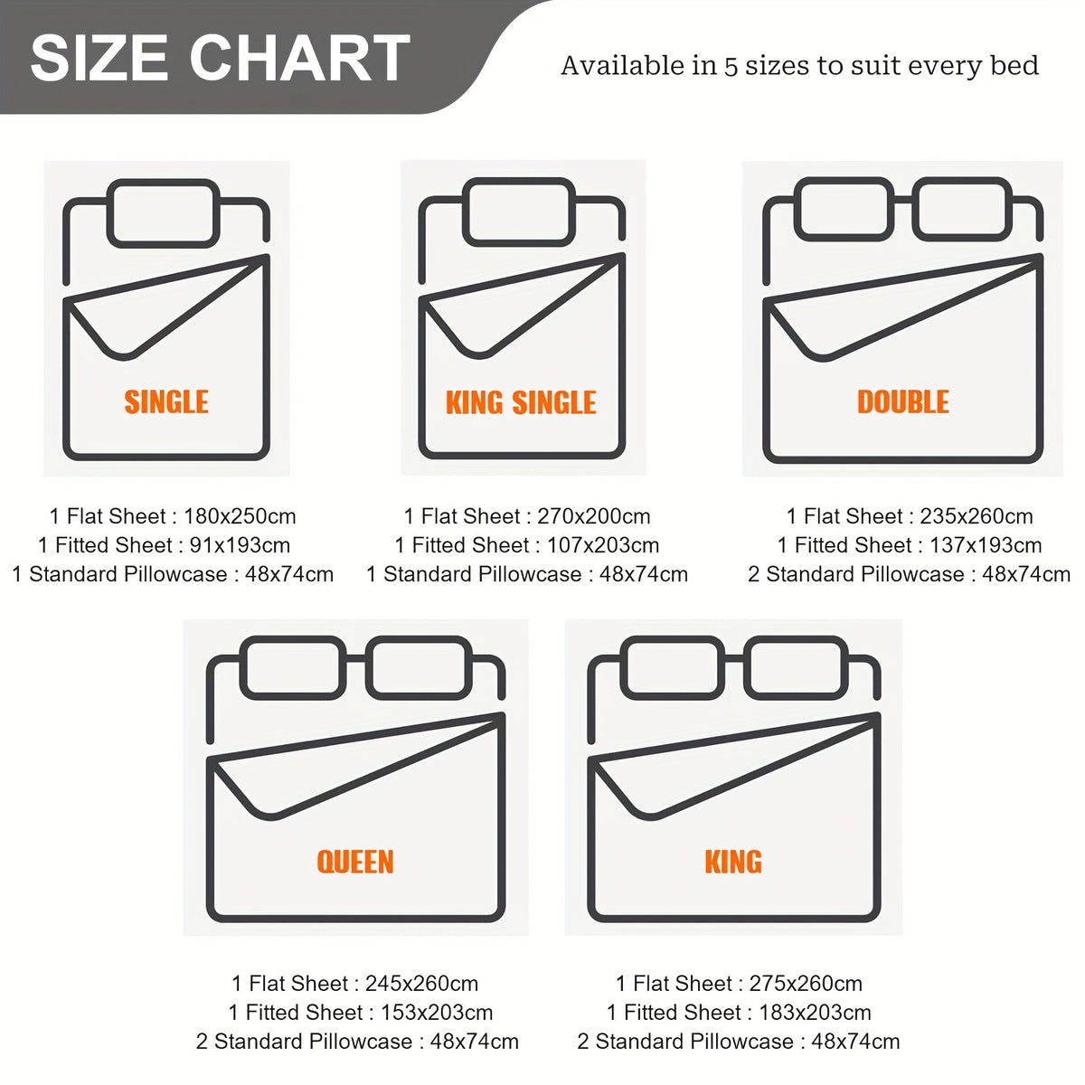 Microfibre sheet set in white