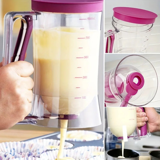 Purple Cake Batter Dispenser 900ml