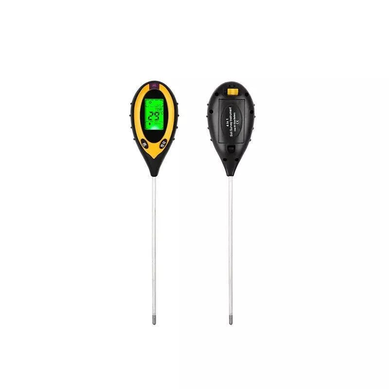 4 in 1 Soil PH Tester Moisture Sunlight Light Test Meter for Garden Plant Lawns - Direct On Sale