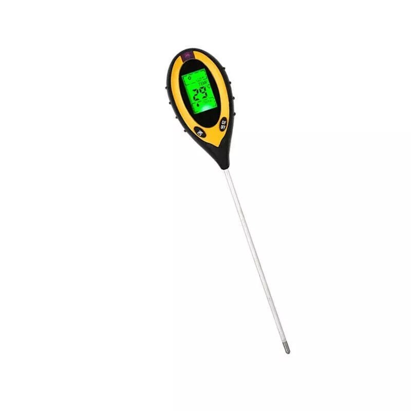 4 in 1 Soil PH Tester Moisture Sunlight Light Test Meter for Garden Plant Lawns - Direct On Sale