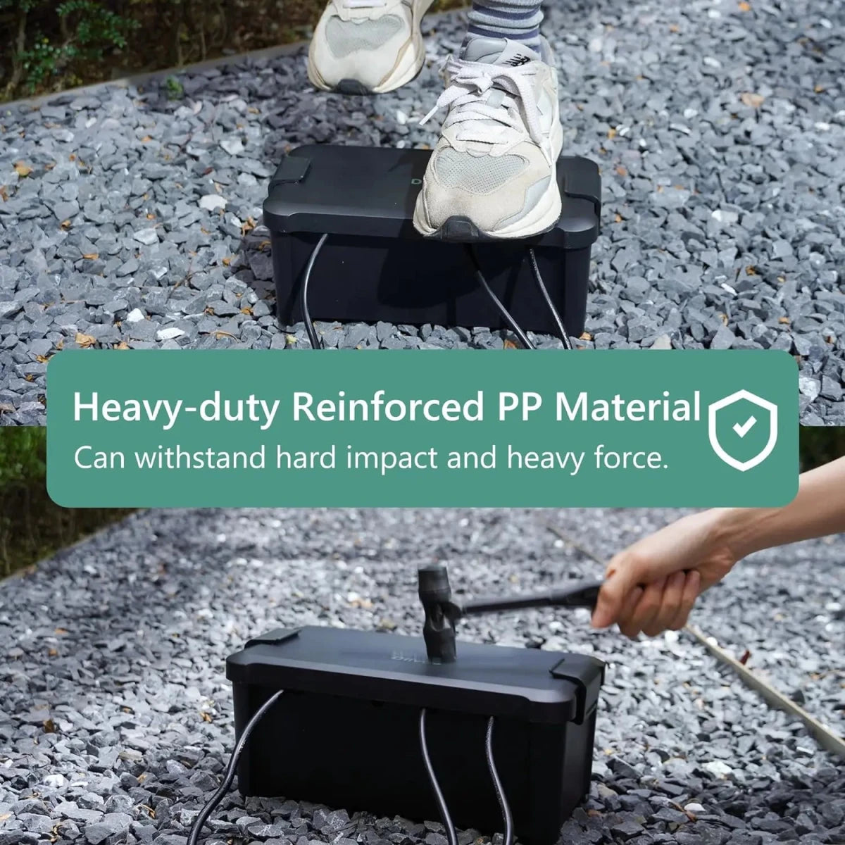 4 or 6 Outlet Weatherproof Electrical Enclosure Box – Durable, Waterproof, and Versatile - Direct On Sale