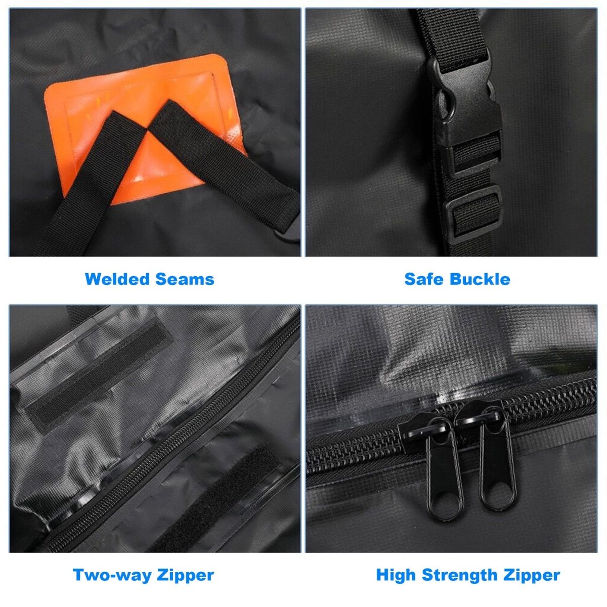 425L Waterproof Cargo Bag Car Roof Carrier Bag Storage Cube Bag 112x87x44cm - Direct On Sale