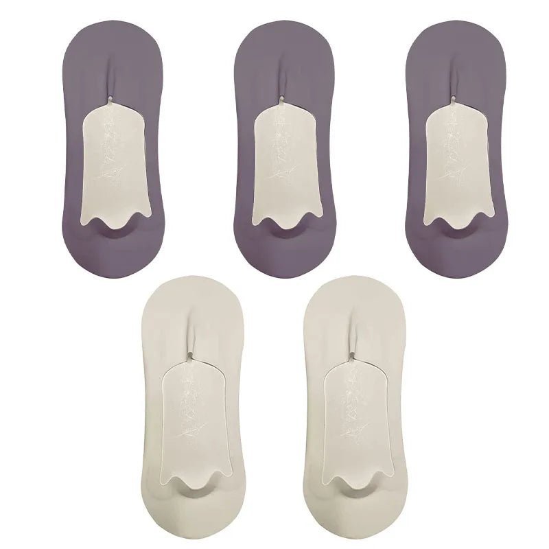 5 Pairs Summer Ultra - thin & Breathable No Show Socks - Direct On Sale