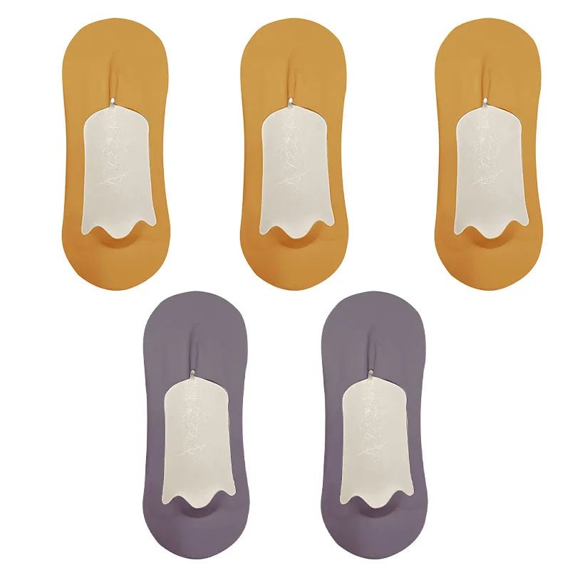 5 Pairs Summer Ultra - thin & Breathable No Show Socks - Direct On Sale