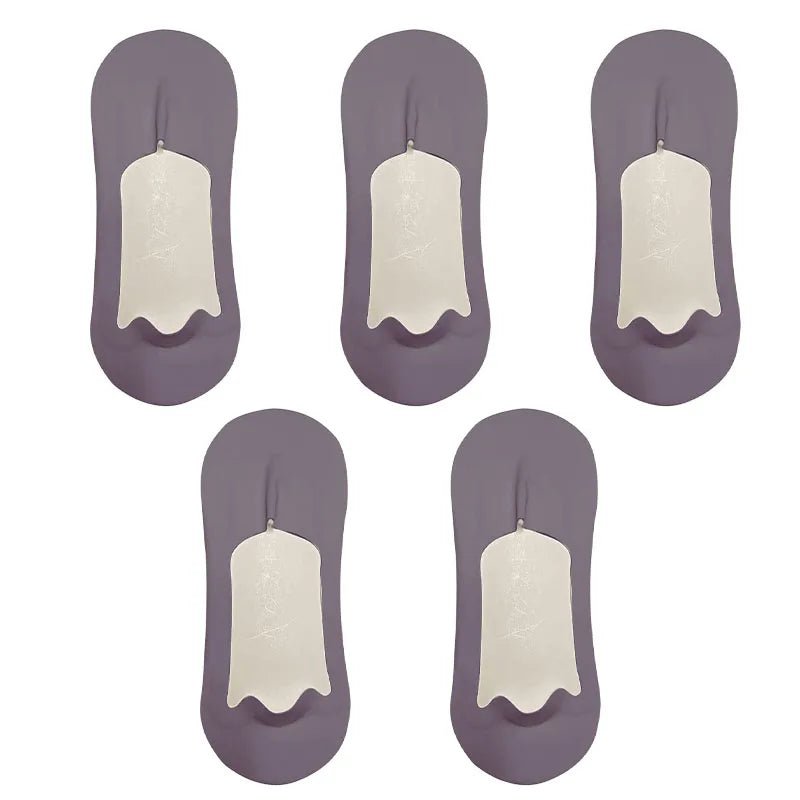 5 Pairs Summer Ultra - thin & Breathable No Show Socks - Direct On Sale