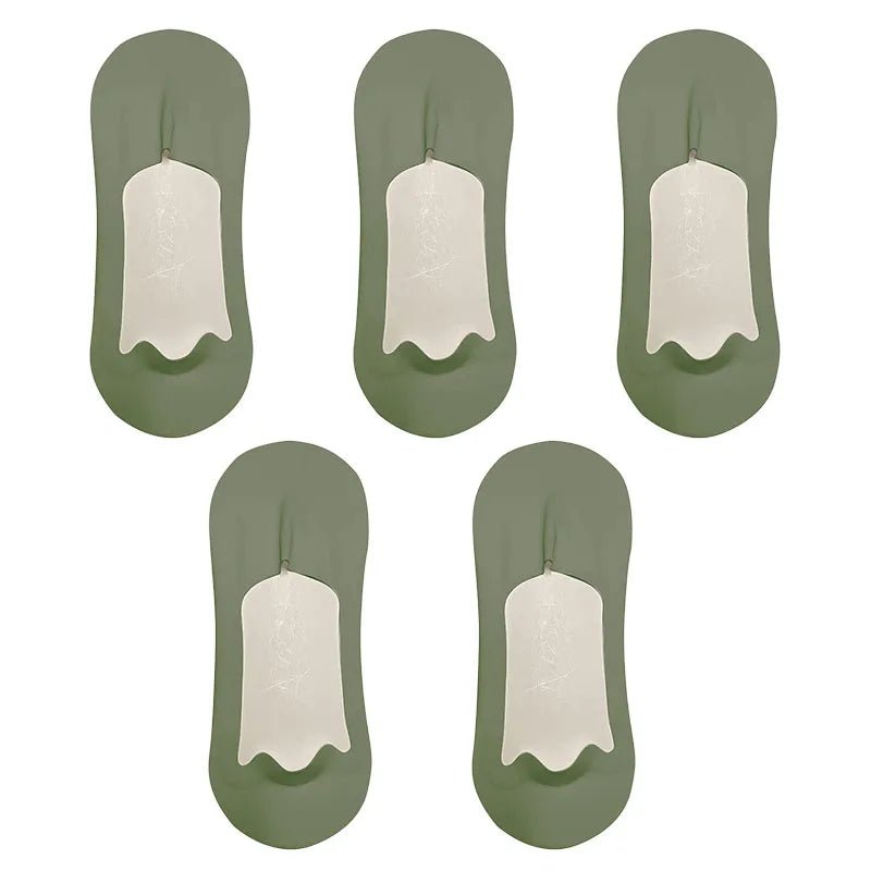 5 Pairs Summer Ultra - thin & Breathable No Show Socks - Direct On Sale
