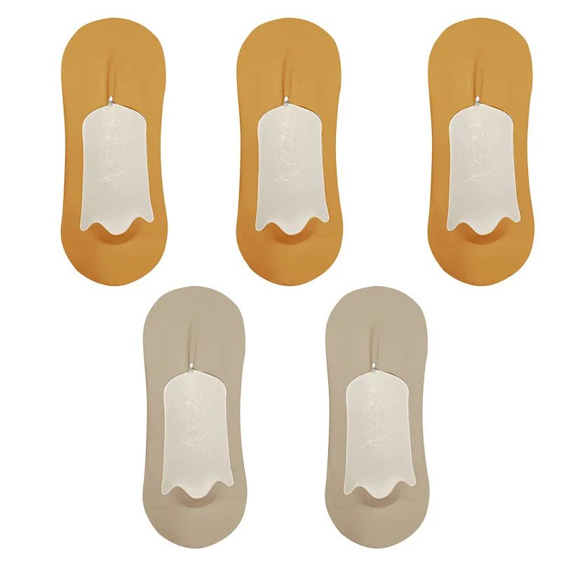 5 Pairs Summer Ultra - thin & Breathable No Show Socks - Direct On Sale