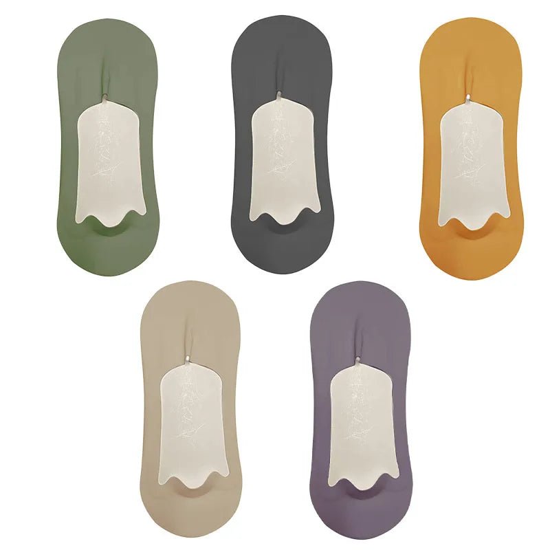 5 Pairs Summer Ultra - thin & Breathable No Show Socks - Direct On Sale
