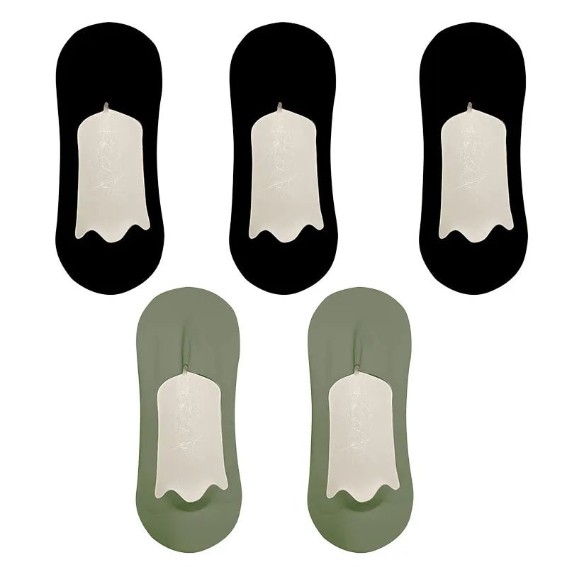 5 Pairs Summer Ultra - thin & Breathable No Show Socks - Direct On Sale