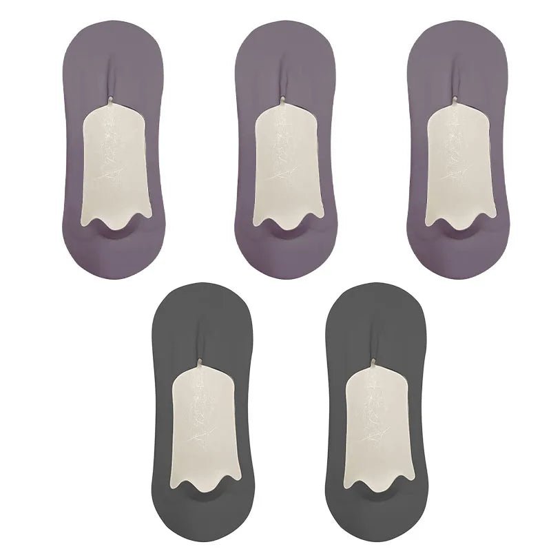 5 Pairs Summer Ultra - thin & Breathable No Show Socks - Direct On Sale