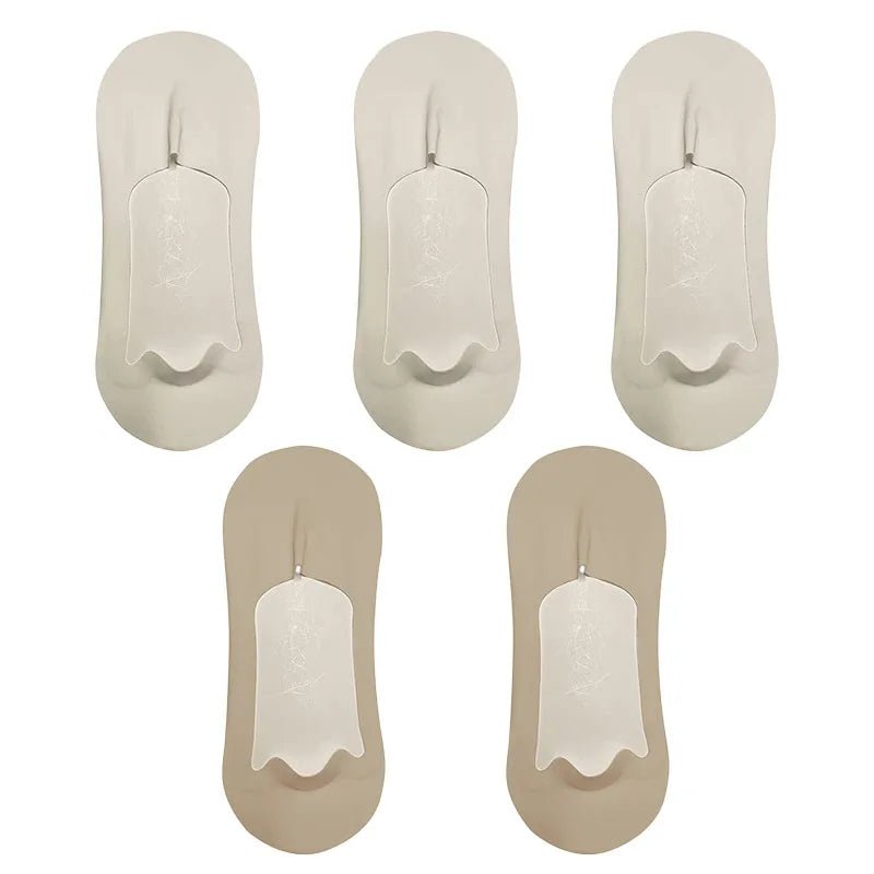 5 Pairs Summer Ultra - thin & Breathable No Show Socks - Direct On Sale