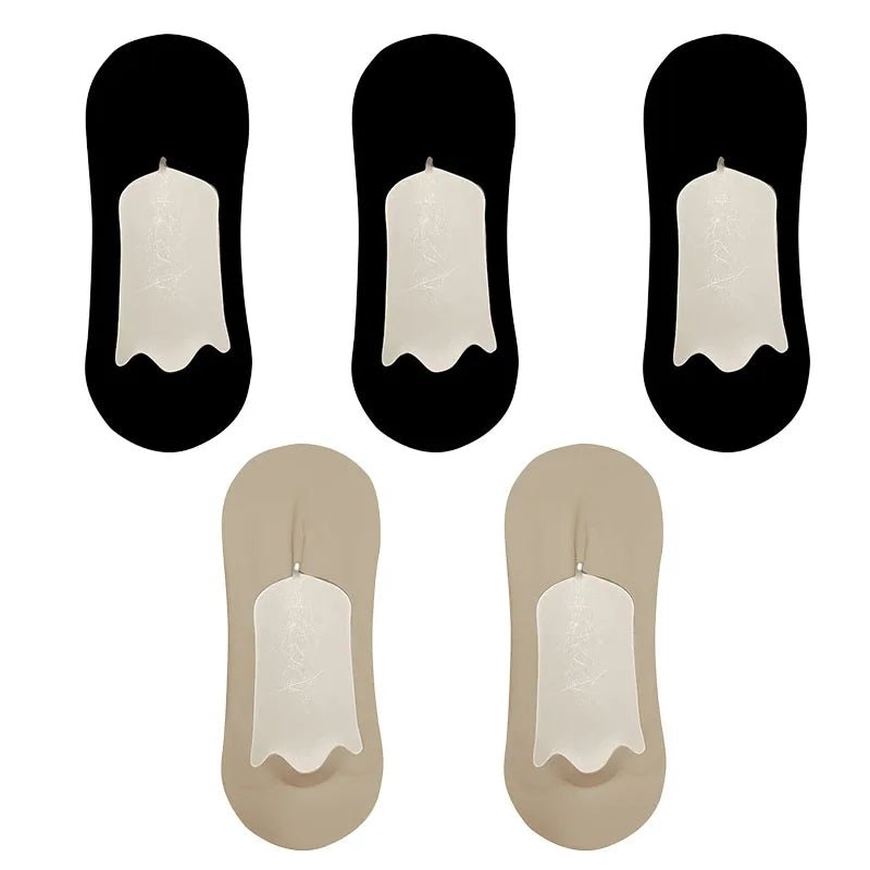 5 Pairs Summer Ultra - thin & Breathable No Show Socks - Direct On Sale