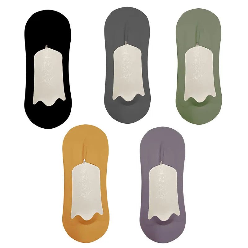 5 Pairs Summer Ultra - thin & Breathable No Show Socks - Direct On Sale