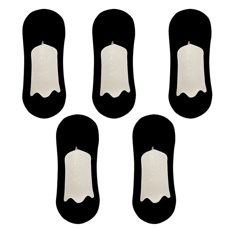 5 Pairs Summer Ultra - thin & Breathable No Show Socks - Direct On Sale