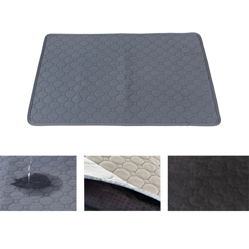 Pee pad folded for travel