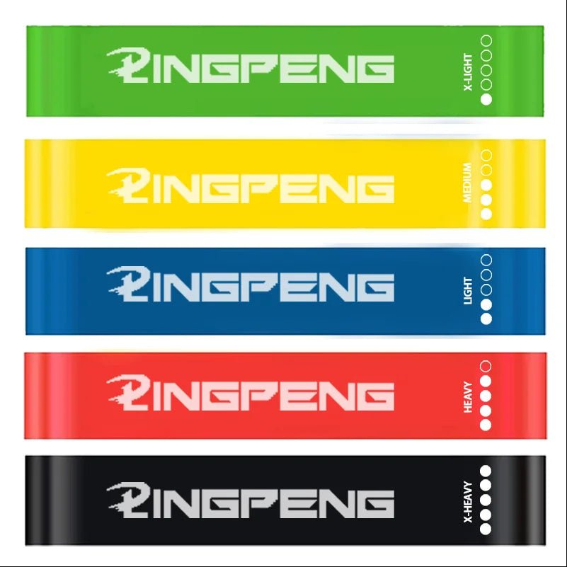 5x Resistance Bands Yoga Band Fitness Exercise Training Hip Tension Band Leg Squat Dance Elastic Loop Stretch Band - Direct On Sale