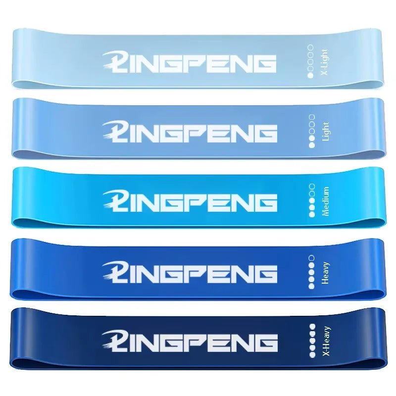 5x Resistance Bands Yoga Band Fitness Exercise Training Hip Tension Band Leg Squat Dance Elastic Loop Stretch Band - Direct On Sale